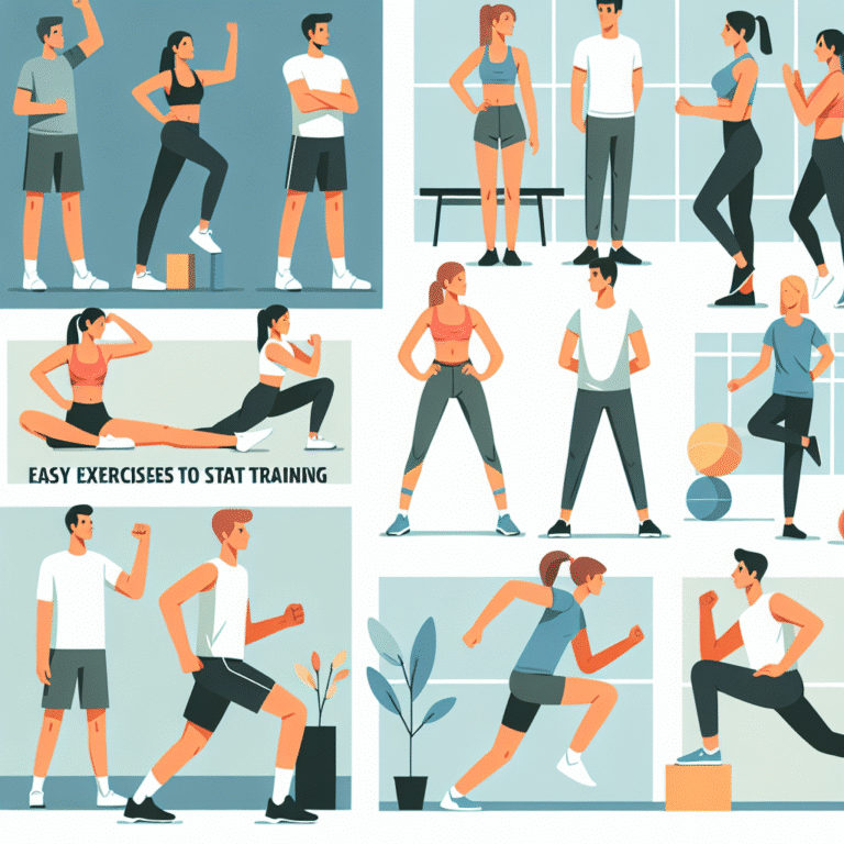ejercicios fáciles para comenzar a entrenar